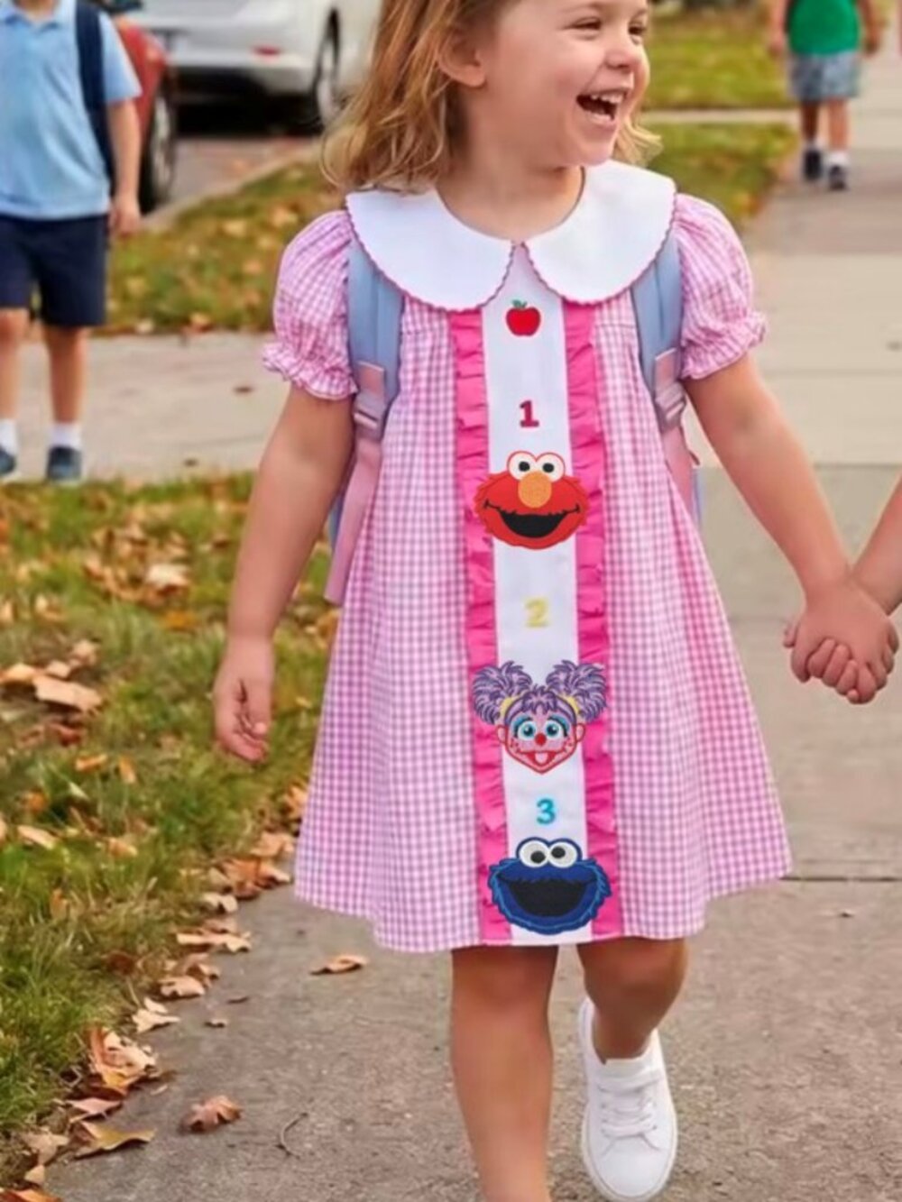 Elmo Dress Sesame Street Clothes Abby Cadabby Second Birthday Cookie School